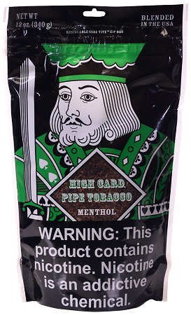 HIGH CARD PIPE TOB 12OZ MENTHOL