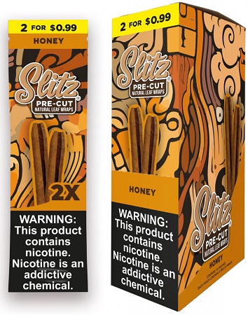 SLITZ - LEAF WRAPS - HONEY 2/$.99
