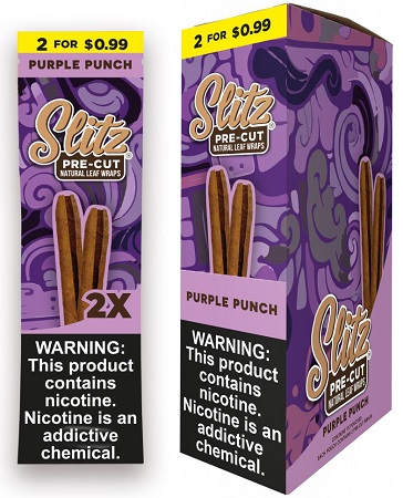 SLITZ - LEAF WRAPS - PURPLE PUNCH 2/$.99