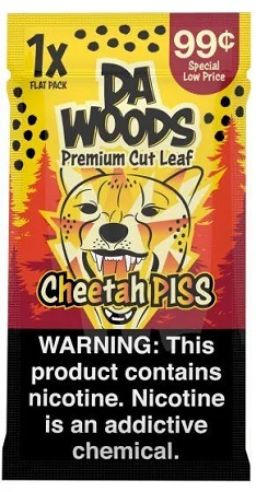 DA WOODS CUT LEAF $.99 CHEETAH PISS**$1.00 OFF PER BOX - JAN 2026**