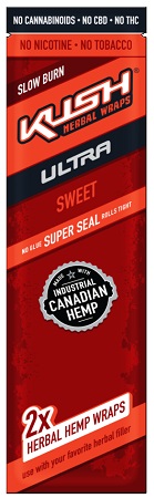 KUSH ULTRA HEMP WRAP (SWEET)**CONTAINS NO TOBACCO OR NICOTINE**