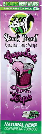 SKUNK BRAND HEMP WRAP GRAPE SODA(CONTAINS NO TOBACCO)