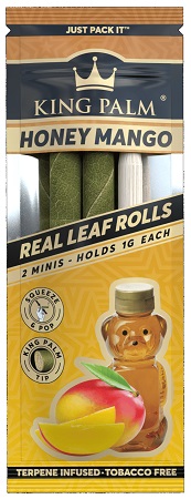 KING PALM MINI ROLLS HONEY MANGO(FREE OF TOBACCO & ADDITIVES)