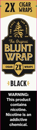BLUNT WRAP 2X BLACK 25/2PK