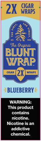 BLUNT WRAP 2X BLUEBERRY 25/2PK