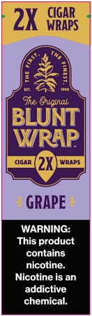BLUNT WRAP 2X GRAPE 25/2PK