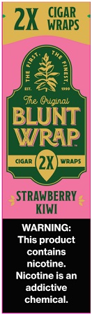 BLUNT WRAP 2X STRAWBERRY KIWI 25/2PK