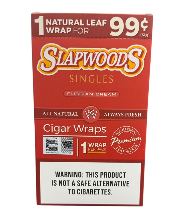 SLAPWOODS SINGLES $.99 -RUSSIAN CREAM