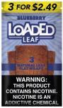 LOADED LEAF WRAP 3/$2.49 BLUEBERRY**2 BOX LIMIT**