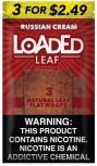 LOADED LEAF WRAP 3/$2.49 RUSSIAN CREAM**2 BOX LIMIT**