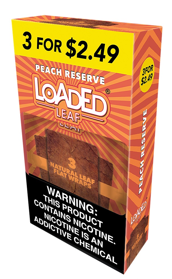 LOADED LEAF WRAP 3/$2.49 PEACH RESERVE