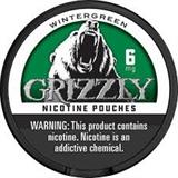 GRIZZLY 6MG NICOTINE POUCH WINTERGREEN