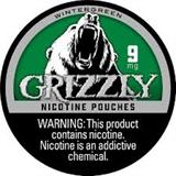 GRIZZLY 9MG NICOTINE POUCH WINTERGREEN