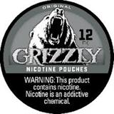 GRIZZLY 12MG NICOTINE POUCH ORIGINAL