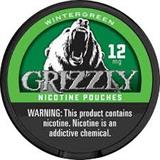 GRIZZLY 12MG NICOTINE POUCH WINTERGREEN