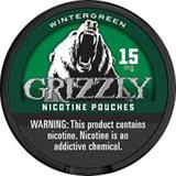 GRIZZLY 15MG NICOTINE POUCH WINTERGREEN