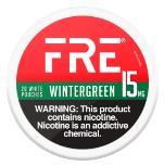 FRE NICOTINE POUCHES 15MG WINTERGREEN 20CT(CONTAINS NO TOBACCO) *$2.00 OFF PER 5CT ROLL*