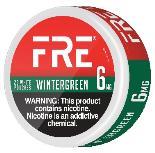 FRE NICOTINE POUCHES 6MG WINTERGREEN 20CT(CONTAINS NO TOBACCO) *$2.00 OFF PER 5CT ROLL*