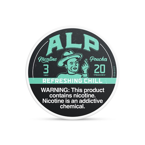 ALP NIC. POUCHES 3MG REFRESHING CHILL