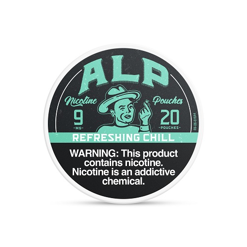 ALP NIC. POUCHES 9MG REFRESHING CHILL