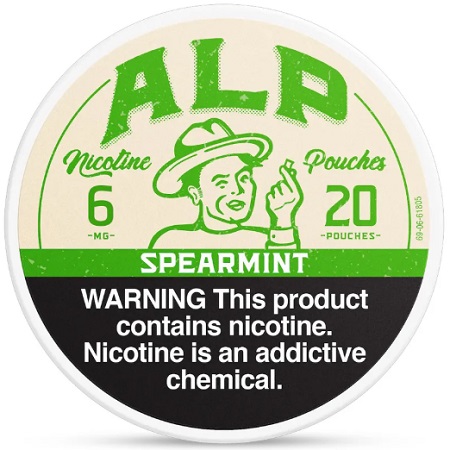 ALP NIC. POUCHES 6MG SPEARMINT