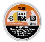 JUICE HEAD $2.99 NIC POUCH - 12MG PEACH PINEAPPLE MINT